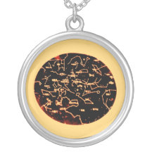 ےั1★Constellation episches cooles Silber Necklace★ Selbst Gestaltete Halskette