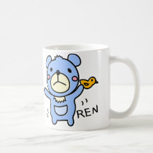 【くま×あひる】REN コーヒーマグカップ