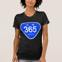 国道365 号線ー国道標識 Ｔ シャツ