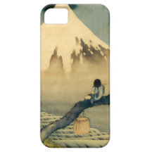 富士と少年, 北斎 der Fujisan und Junge, Hokusai, Ukiyo-e iPhone 5 Hülle