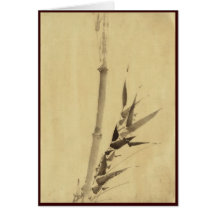 竹 Bambus葛飾北斎 Katsushika Hokusai Karte