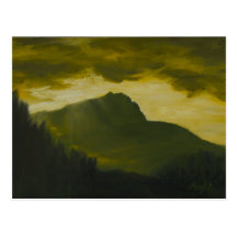 0075-Sainte Victoire Sonnenaufgang Postkarte