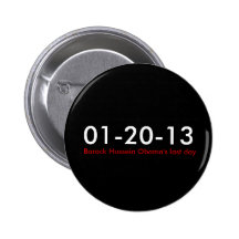 01-20-13, Barack Hussein Obamas letzter Tag Anstecknadel