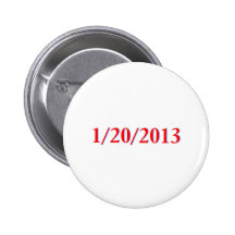 01/20/2013 - Obamas letzter Tag als Präsident Buttons