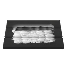 (02) "ACHROME," Retouch Galerie Gefaltete Leinwand