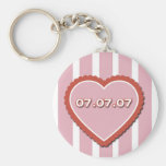07/07/07 glücklich in der Liebe Keychain Schlüsselanhänger