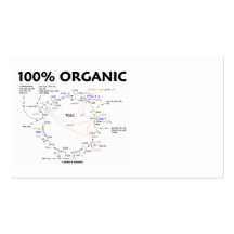 100% Bio (Krebs Zyklus - Zitronensäuren-Zyklus) Visitenkarten