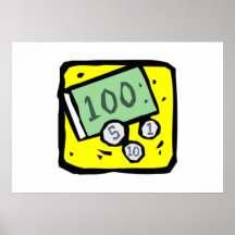 100 Dollarschein Plakatdrucke