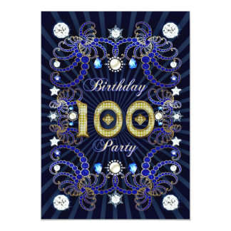 100 Geburtstag Einladungen 100 Geburtstag Einladungskarten