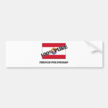 100 Prozent FRANZÖSISCHER POLYNESIER Auto Aufkleber