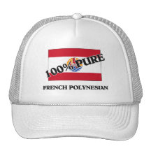 100 Prozent FRANZÖSISCHER POLYNESIER Retromützen