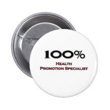 100 Prozent-Gesundheits-Werbeaktion-Spezialist Buttons