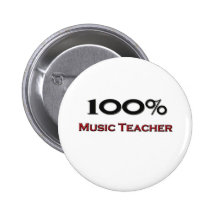 100 Prozent-Musik-Lehrer Button