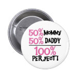 100 Prozent perfekt Anstecknadel