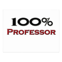 100 Prozent-Professor Postkarte