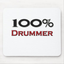 100 Prozent-Schlagzeuger Mousepads