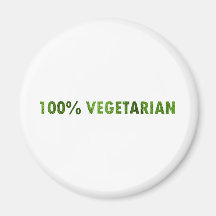 100 PROZENT-VEGETARIER MAGNETE