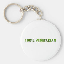 100 PROZENT-VEGETARIER SCHLÜSSELANHÄNGER