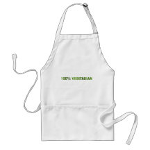 100 PROZENT-VEGETARIER SCHÜRZE