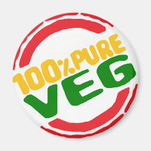 100% reines Veg Magnete