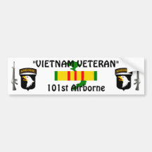 101st Im Flugzeug Stoßaufkleber Autosticker
