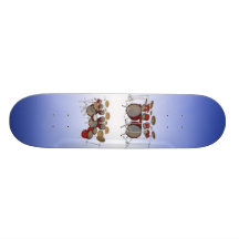 10 Stück-Trommel-Ausrüstung: Modell 3D: Kundenspez Personalisierte Skatedecks