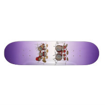 10 Stück-Trommel-Ausrüstung: Modell 3D: Kundenspez Skateboard Deck