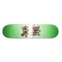 10 Stück-Trommel-Ausrüstung: Modell 3D: Kundenspez Skateboardbrett