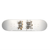 10 Stück-Trommel-Ausrüstung: Modell 3D: Kundenspez Personalisierte Skateboards