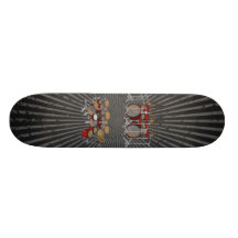 10 Stück-Trommel-Ausrüstung: Modell 3D: Kundenspez Skateboardbretter