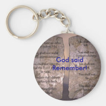 10commandments-1, God sagte Remember! Schlüsselband