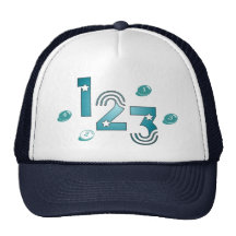 123 blau kappen