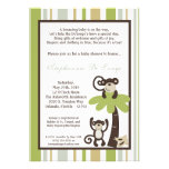 12x18 Affe-Zeit-Zoo-Tierbaby-Duschen-Einladung