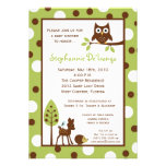 12x18 Forrest Waldtierbaby-Duschen-Einladung