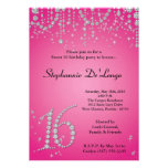 12x18 heißes Rosa-Diamant-Bonbon 16 Geburtstags-Ei