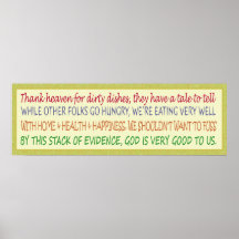 12x36 Plakat - Küchen-Dekor
