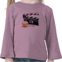 13. Geburtstags-Film-Party Hemd