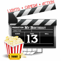 13. Geburtstags-Film-Party Photoausschnitte