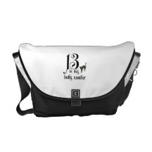 13 ist meine glückliche Zahl-Schwarze Katze Kuriertaschen