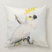 #13-Lesser Cockatoo Schwefel-mit Haube Zierkissen