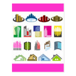 16-Free-Real-Estate-Vector-Logo-types Postkarte
