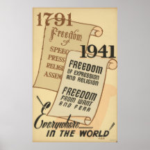 1791 - Redefreiheit. Plakate