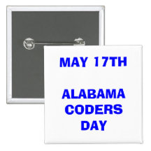 17. MAI ALABAMA CODERSDAY BUTTON