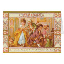 1800s WEIHNACHTEN NOTECARDS u. GRUSS-KARTEN