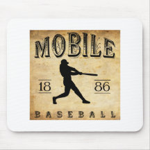 1886 Mobile-Alabama-Baseball Mauspads