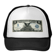 1899 ein silbernes Zertifikat Dollar US Baseball Mütze