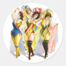 1899 Tänzerinnen Sticker