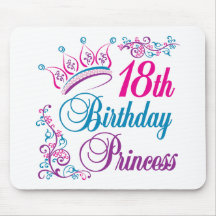 18. Geburtstags-Prinzessin Mousepads
