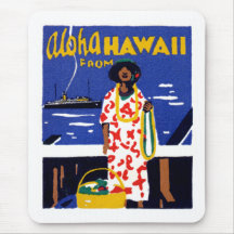 1920 Aloha von Hawaii Mousepad