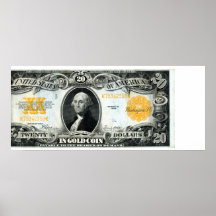 1922 US-Goldzertifikat Posterdrucke